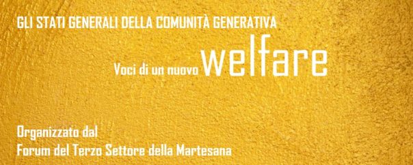 Stati Generali del Welfare Generativo